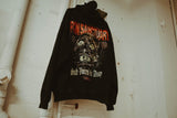 Oversized Vintage Washed Zip Hoodie Sad Voices Phase V