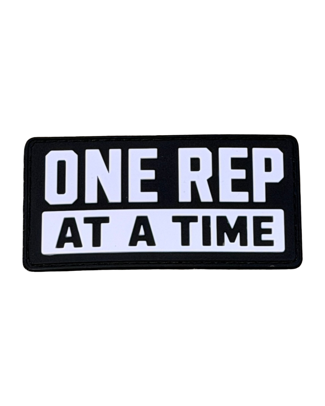 One Rep At A Time Hook and Loop Patch