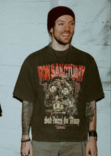 Heavyweight Drop Shoulder Sad Voices Phase V Tee