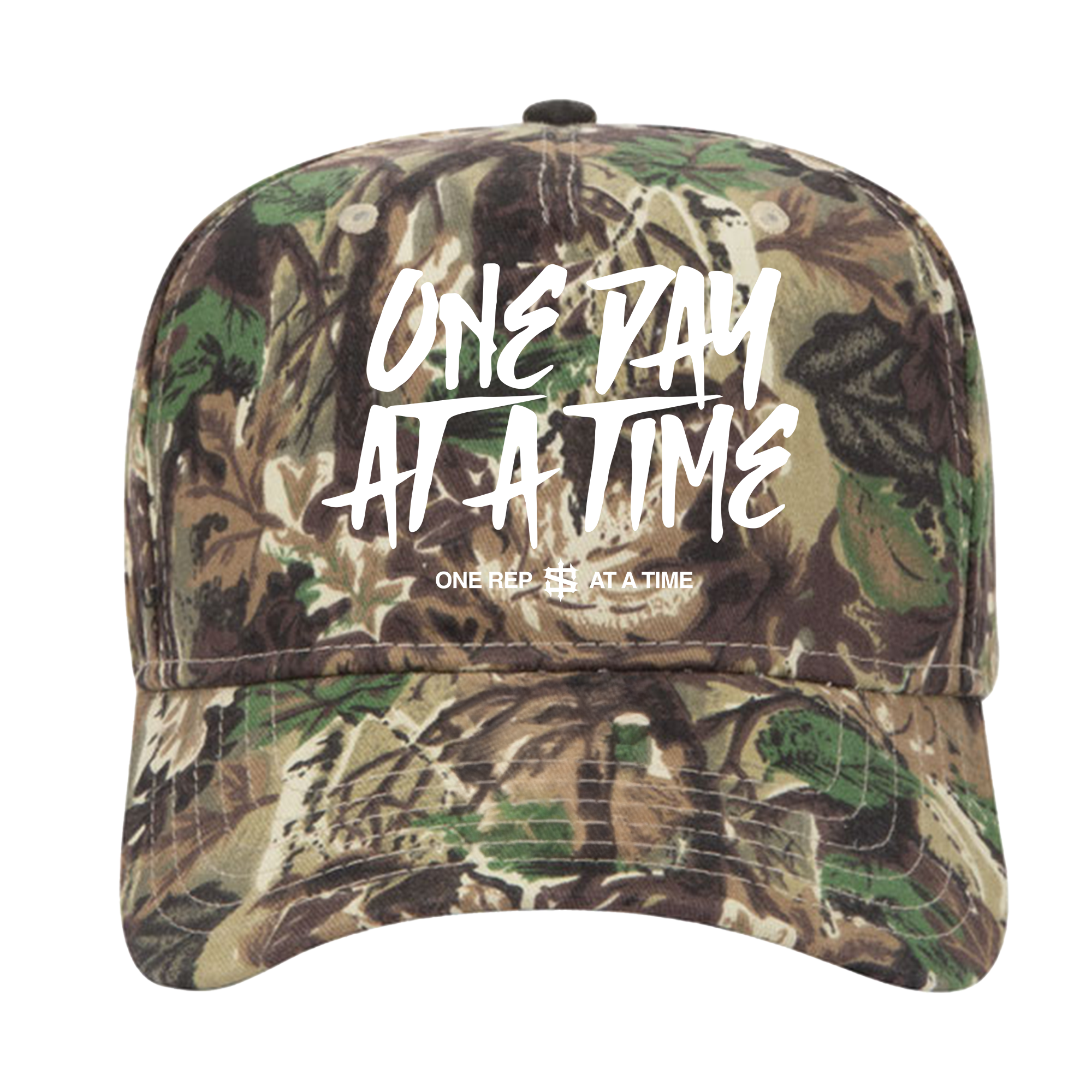 One Day At A Time Camo Hat