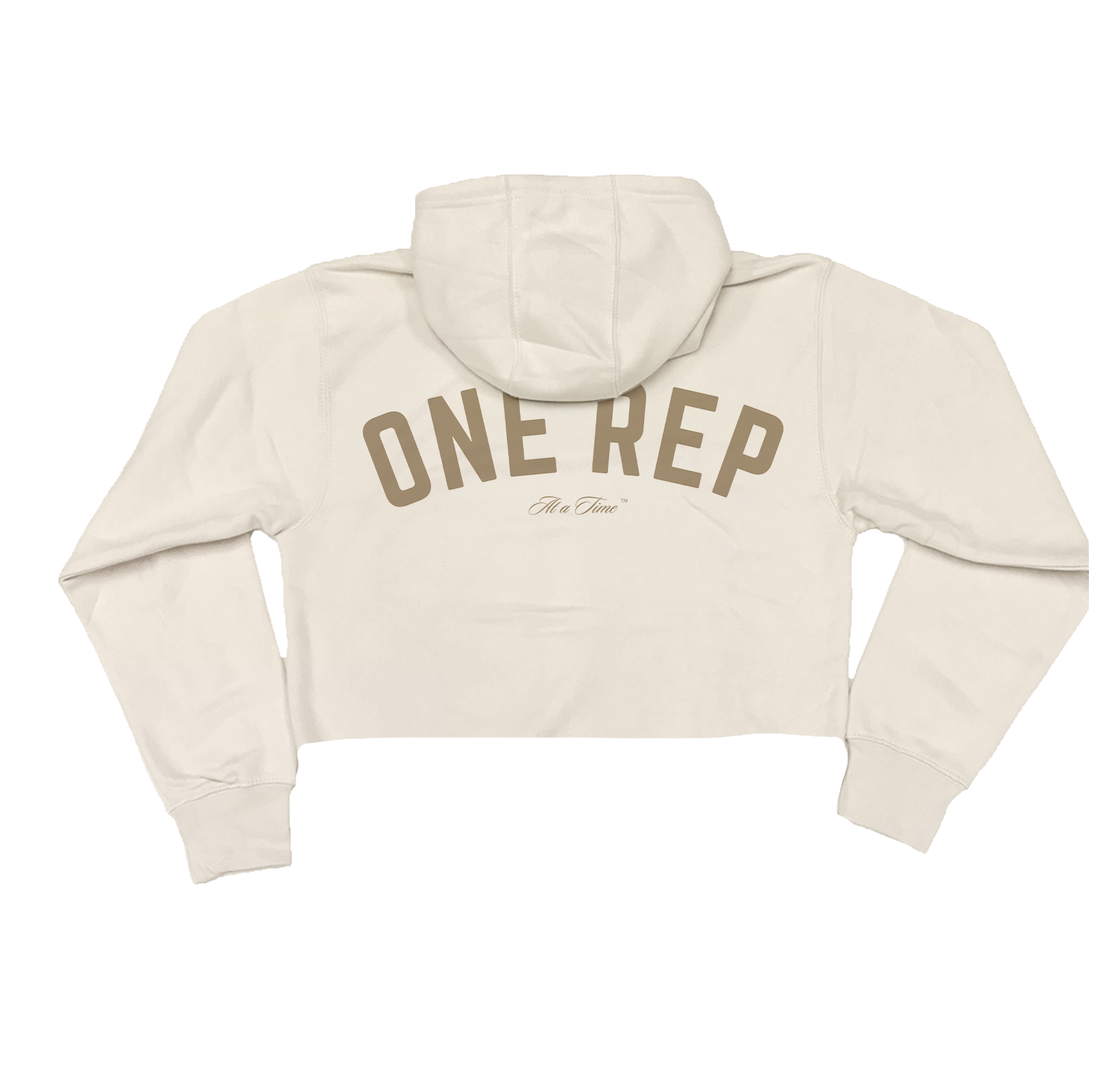 One Rep at a Time Cropped Hoodie