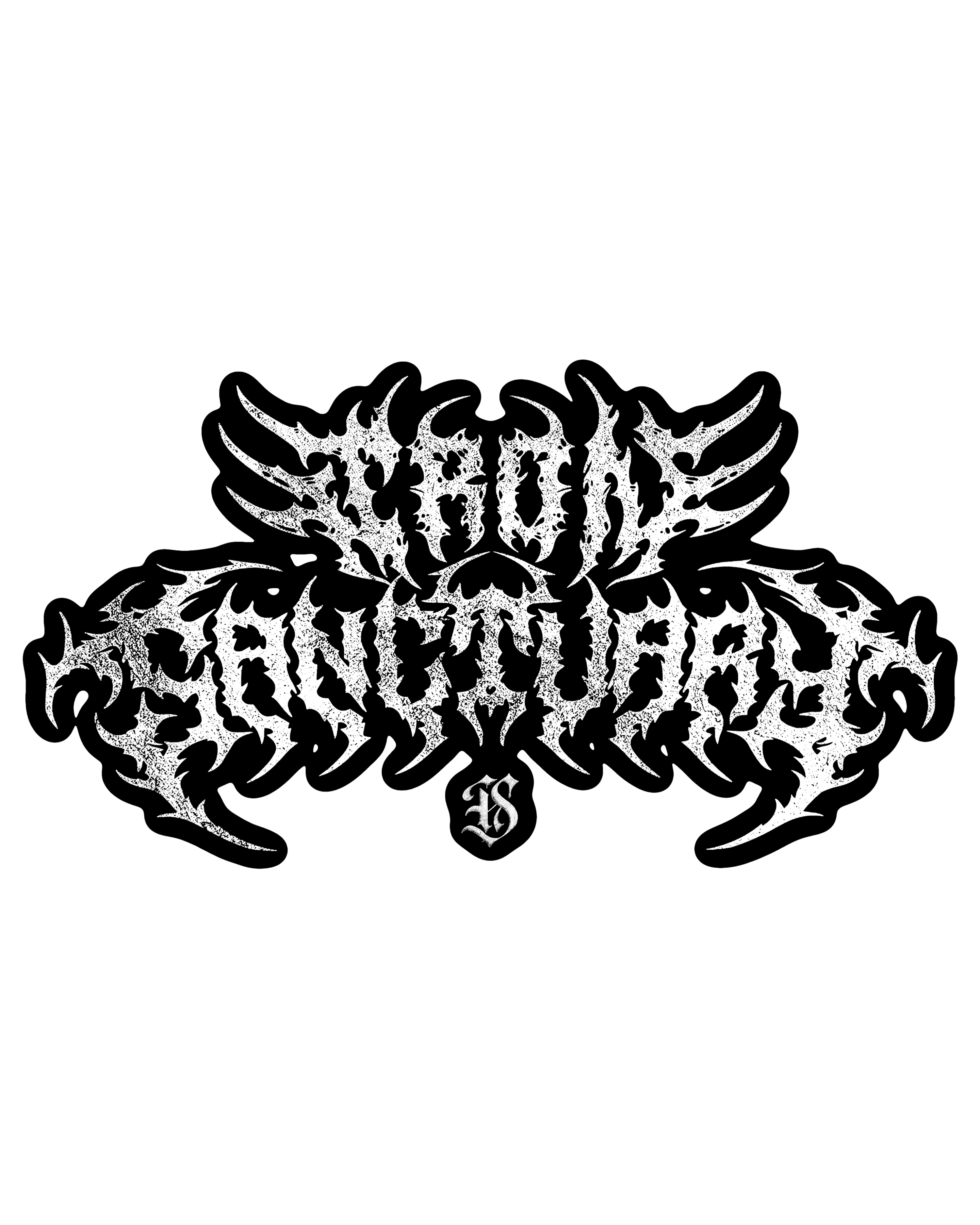 Iron metal sticker