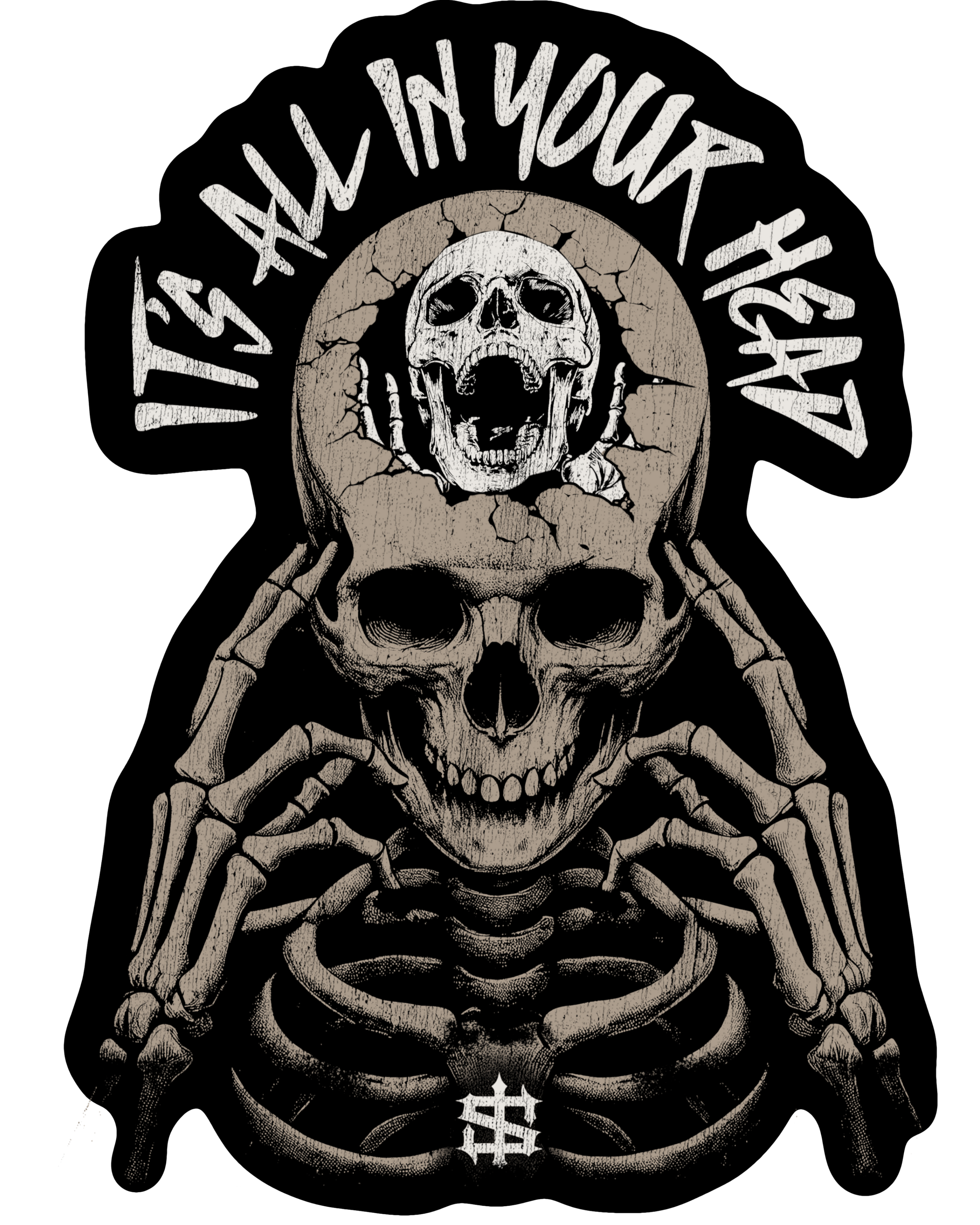 It's All In Your Head Sticker