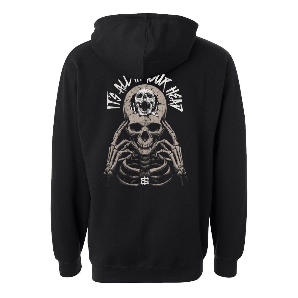 Undermycar★SILENT SAINTS IN MULTI IRON CROSS ZIPPED HOODIE 25SS SILENT SAINTS IN MULTI IRON CROSS ZIPPED HOODIE