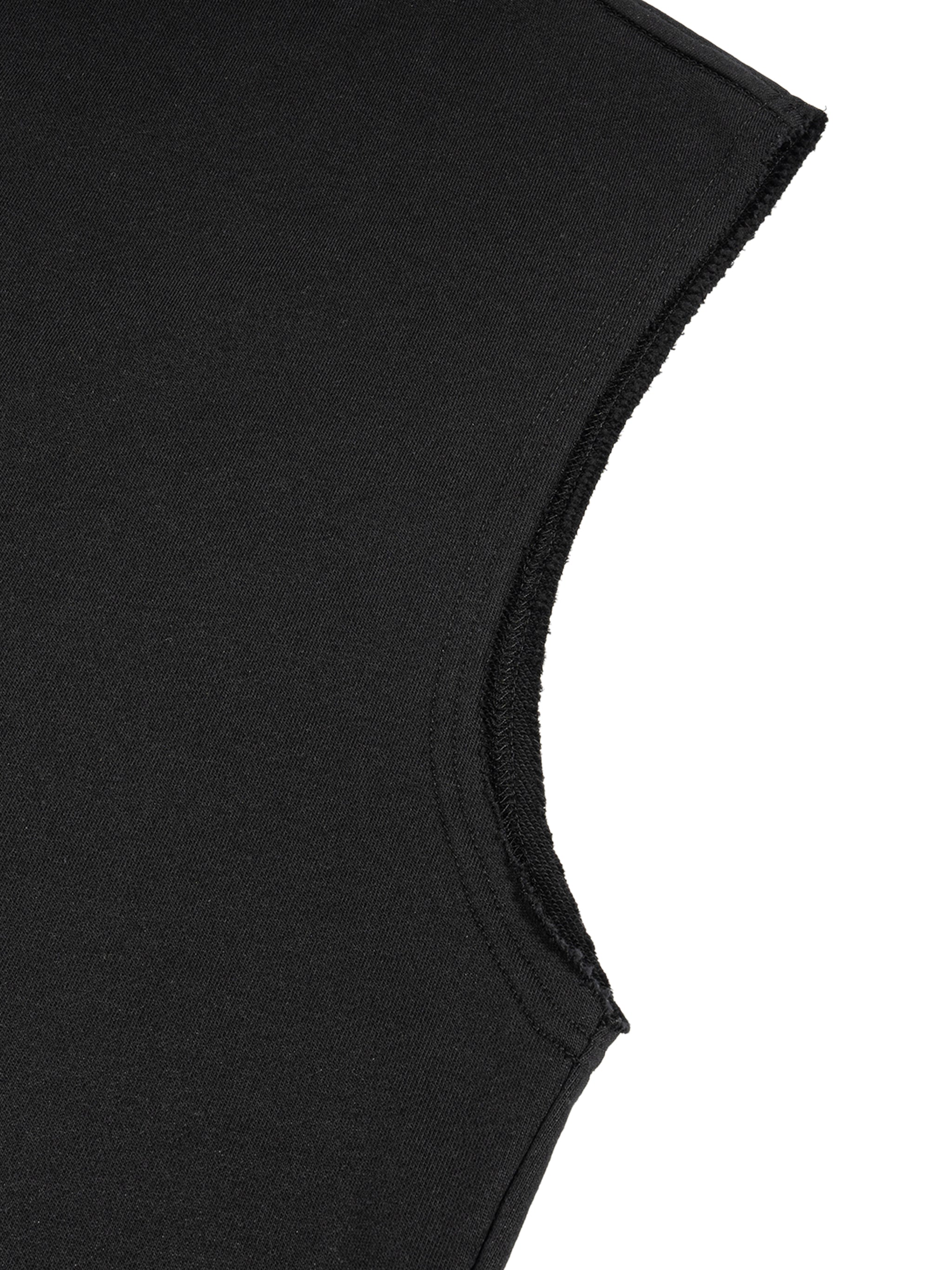 One F-ing Rep French Terry Boxy Crop Tank Top