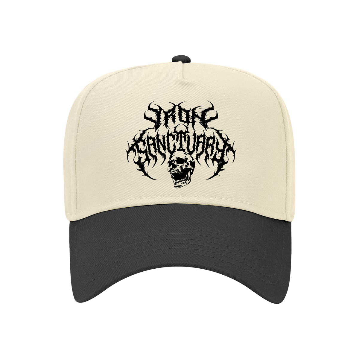 Metal Snapback - Tan / Black