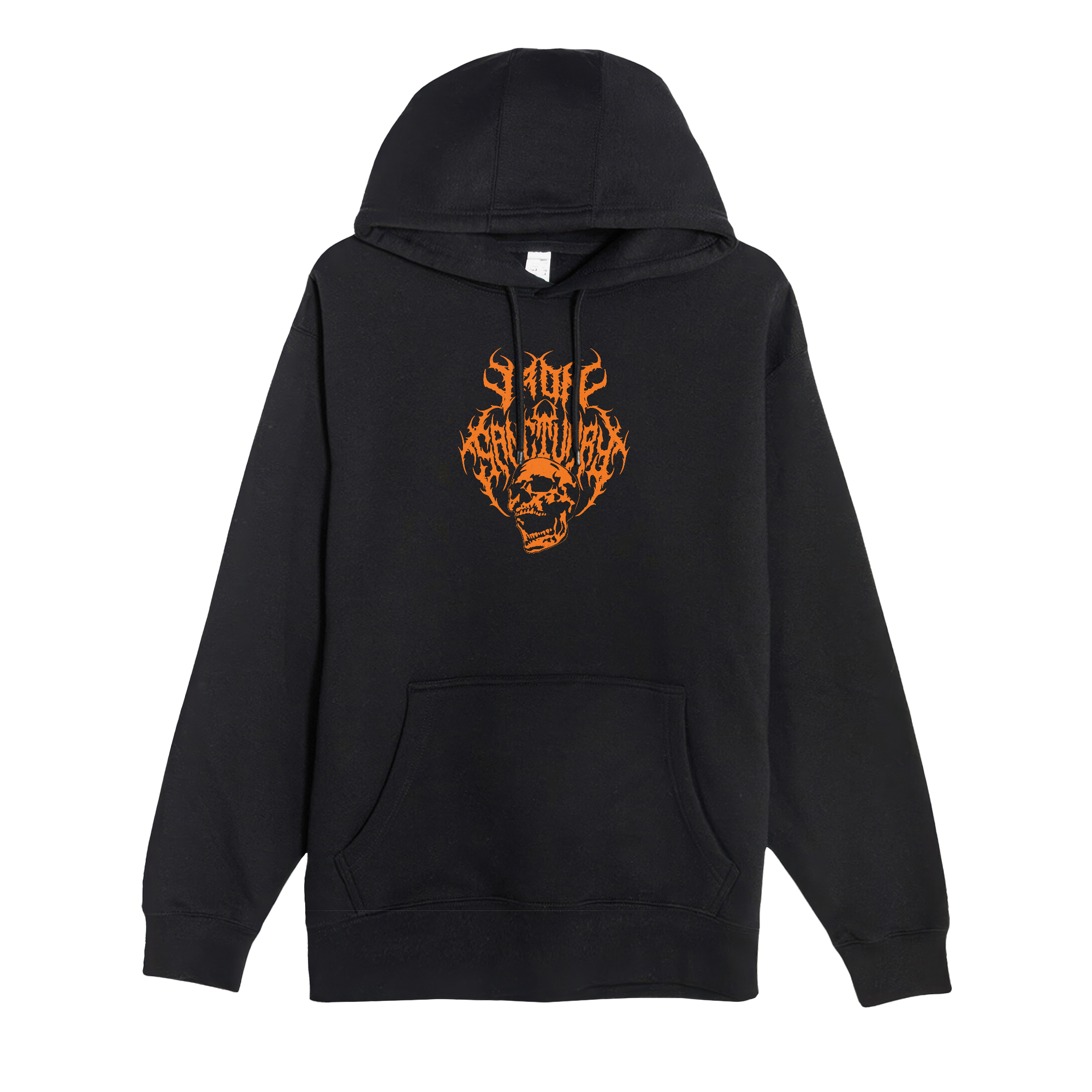Orange Metal Hoodie