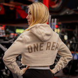One Rep at a Time Cropped Hoodie