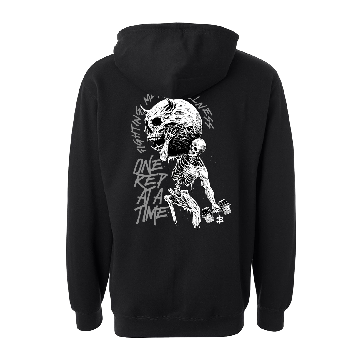 Ball and Dumbbell Hoodie