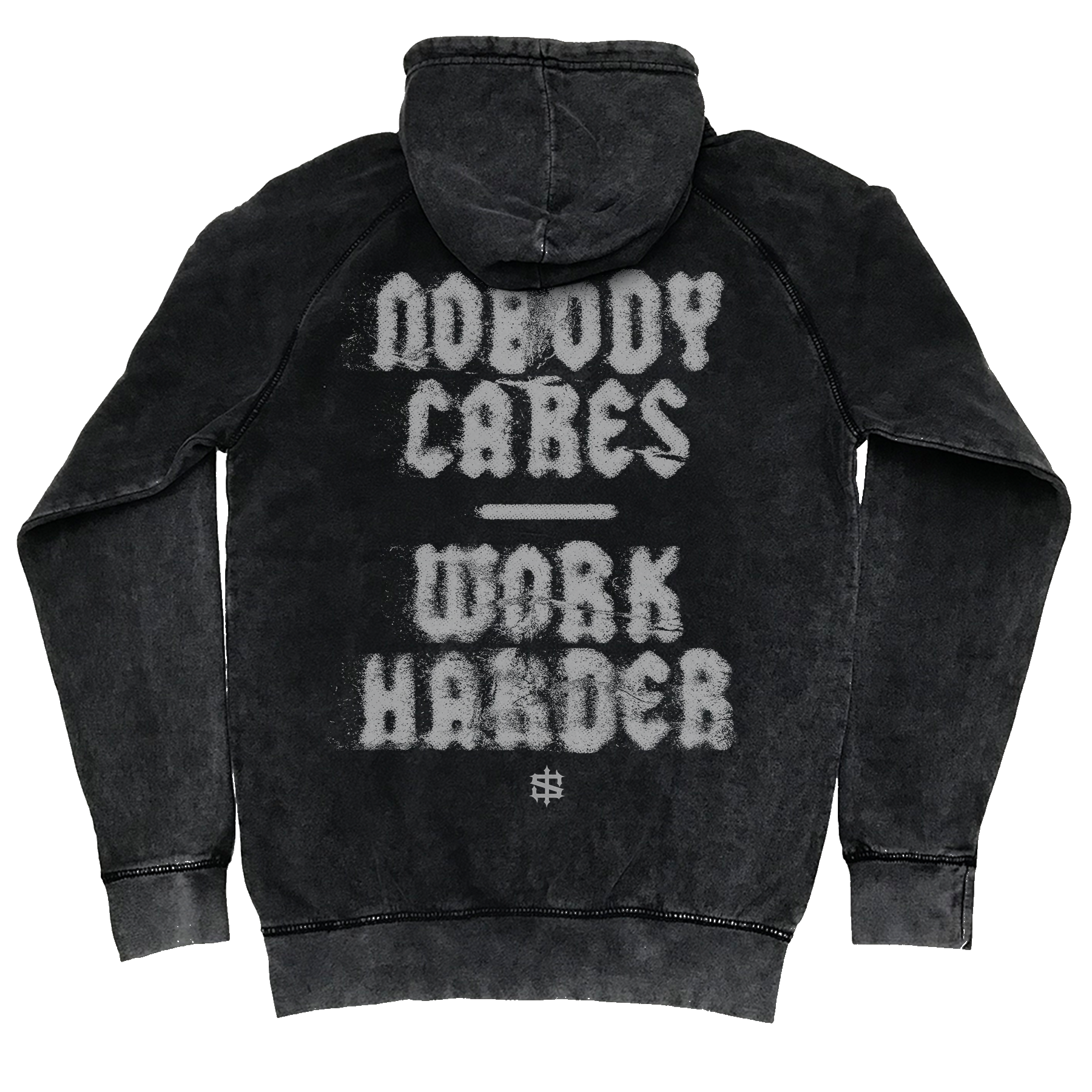 Work Harder Vintage Hoodie Iron Sanctuary