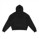 The reps matter more Fleece Zip-Up Boxy Hoodie