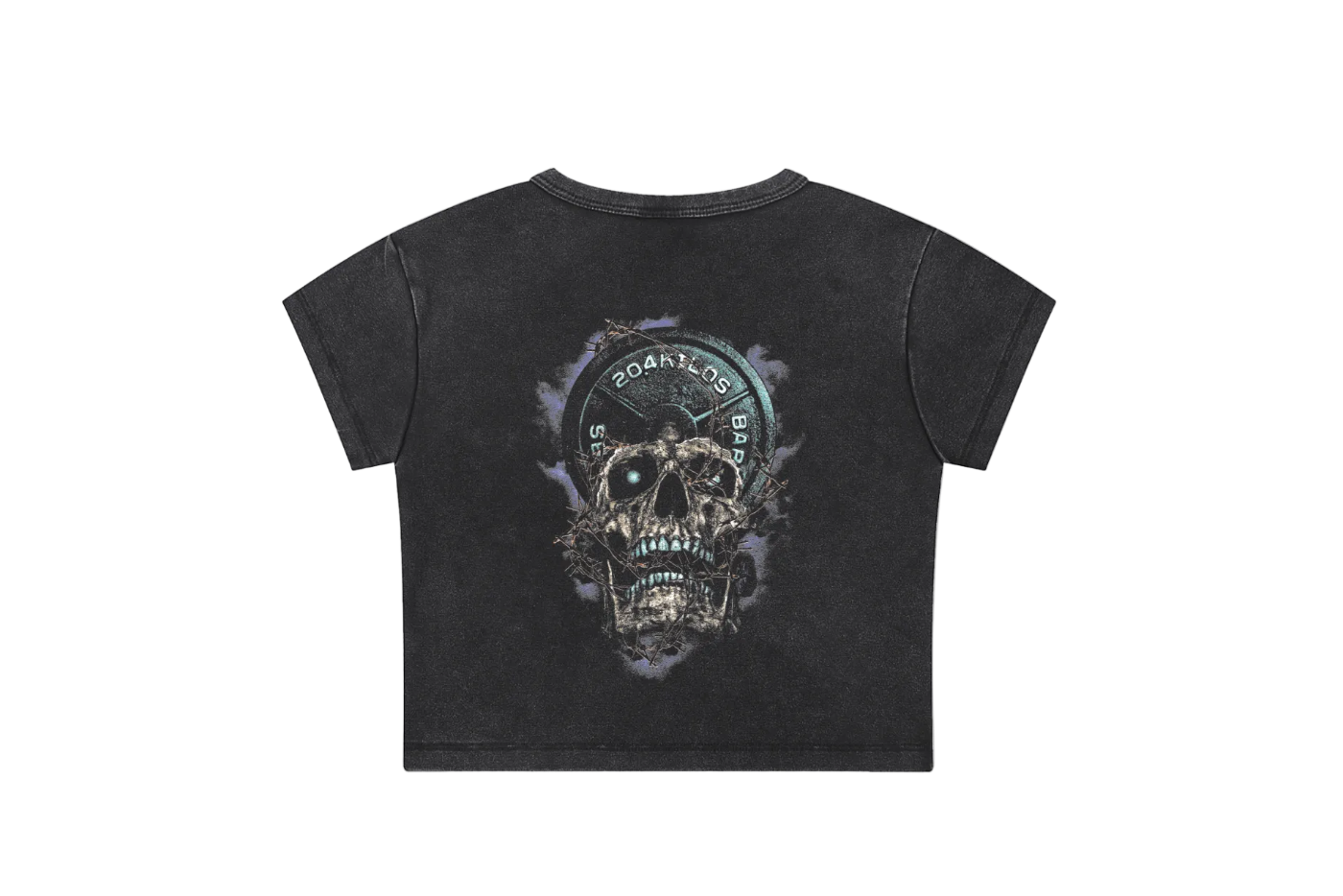 Weights On My Mind Crop Tee