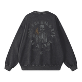 Iron Washed One F-ing Rep Crewneck Sweatshirt