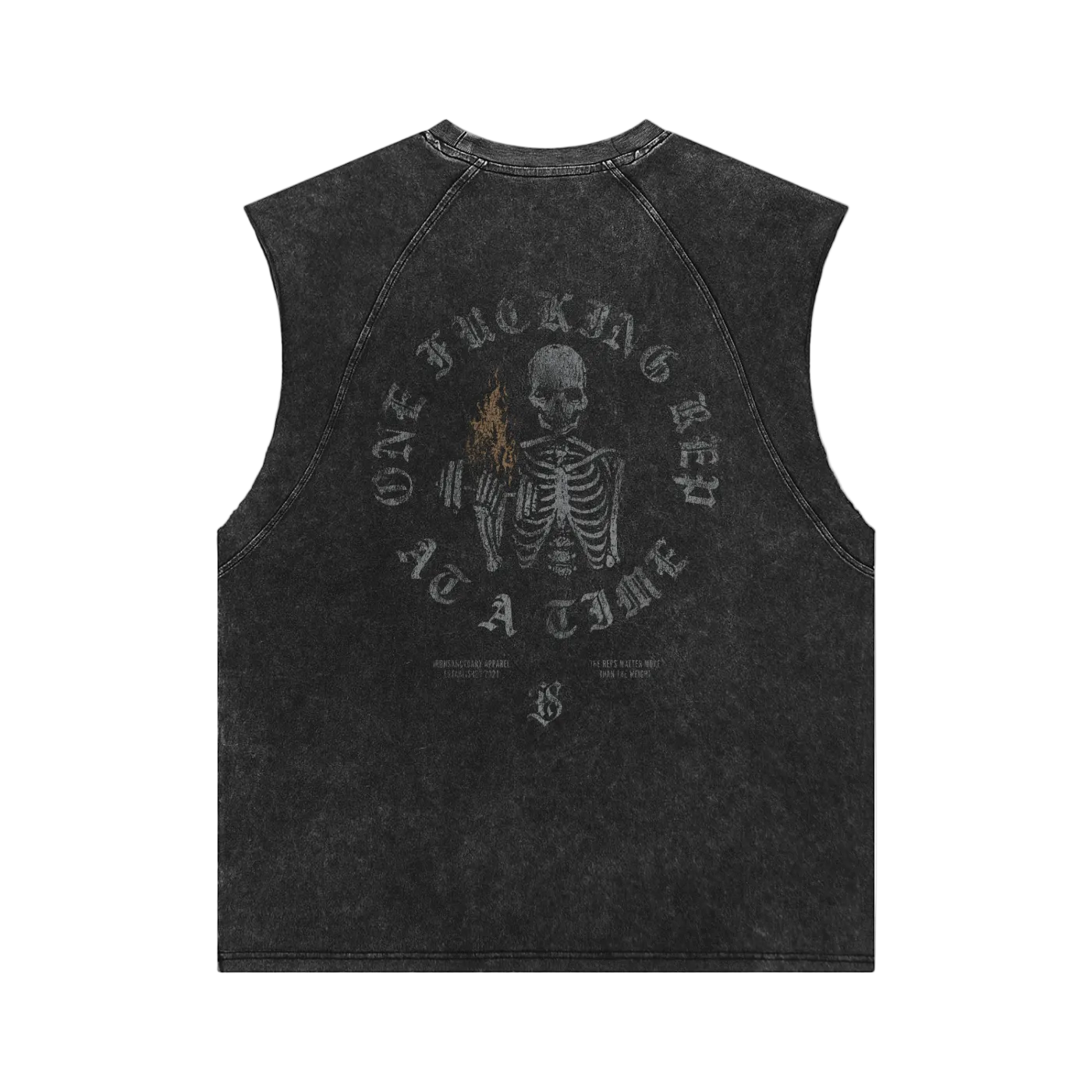 One F-ing Rep Iron Washed Raglan Tank Top