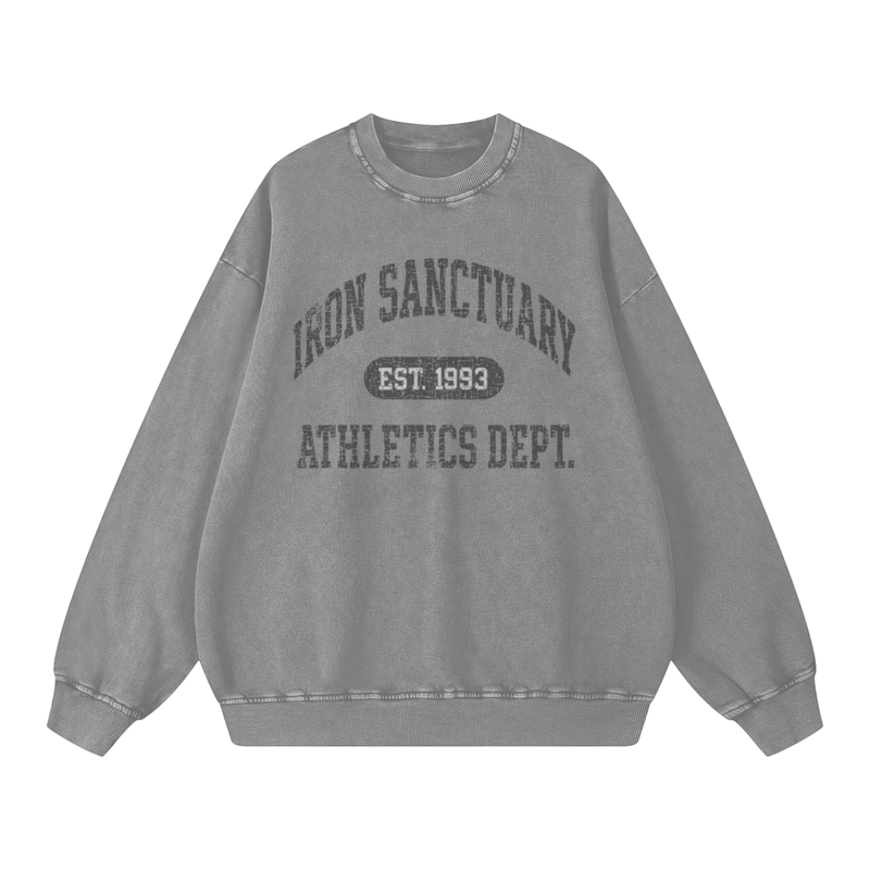 Iron Sanctuary Vintage Washed Oversized Sweatshirt