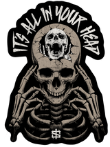 All In Your Head Sticker