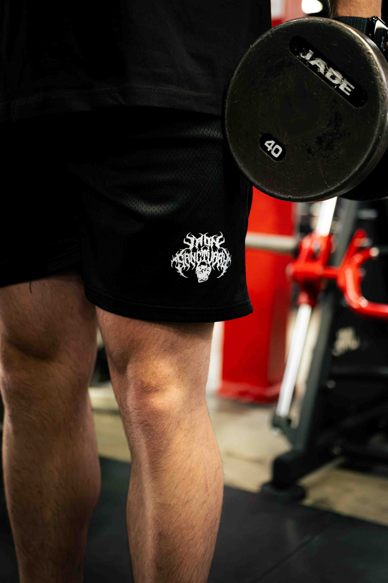 Metal Mesh Shorts