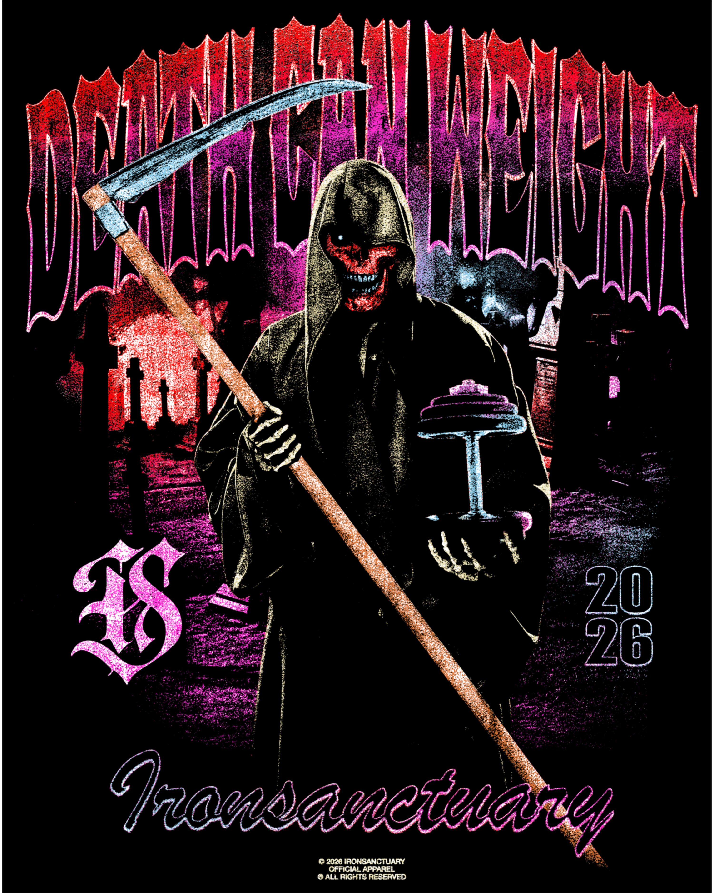 Death can weight v2 sticker