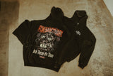 Oversized Vintage Washed Zip Hoodie Sad Voices Phase V