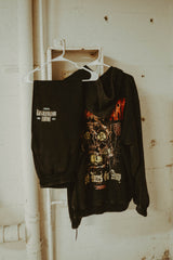 Oversized Vintage Washed Zip Hoodie Sad Voices Phase V