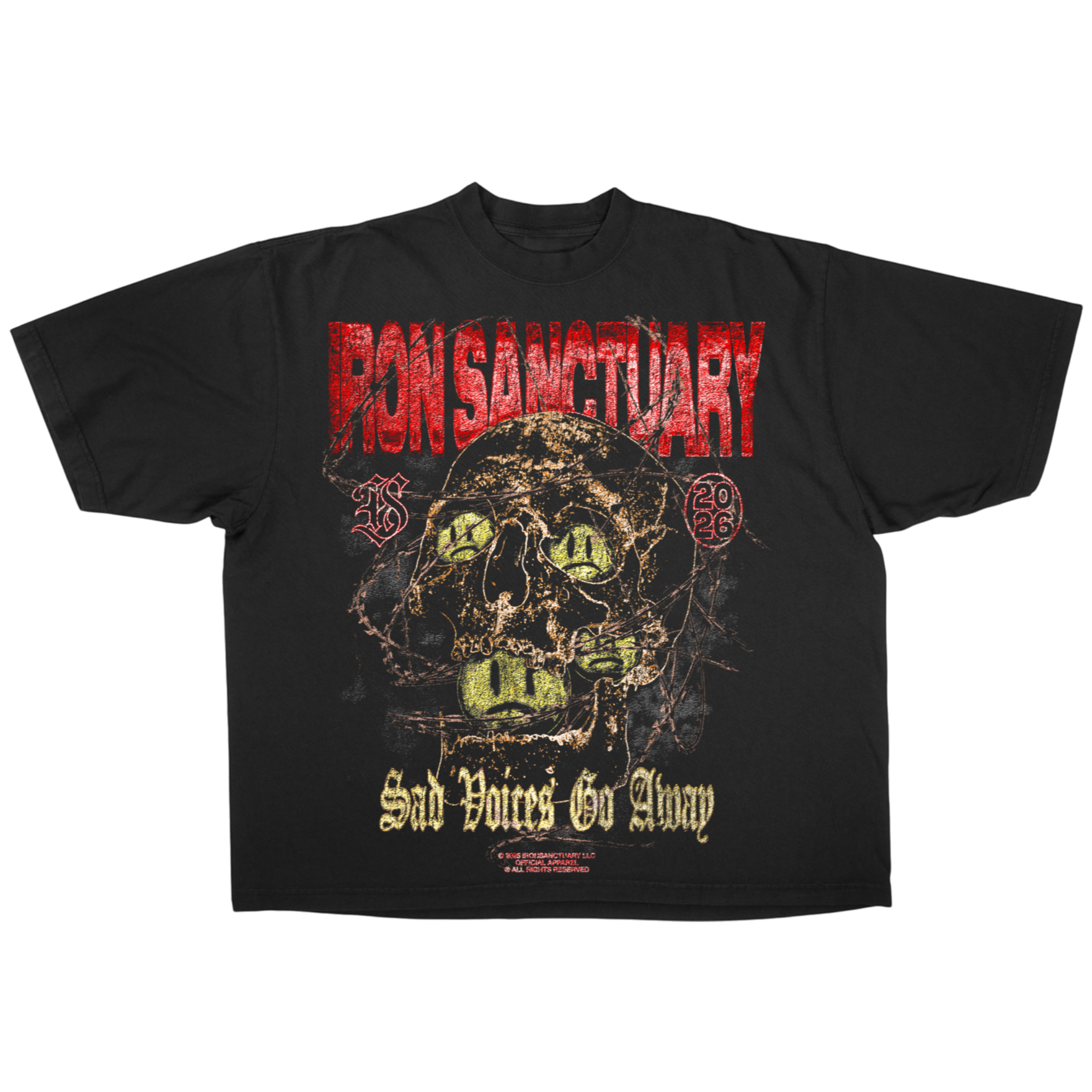 Heavyweight Drop Shoulder Sad Voices Phase V Tee