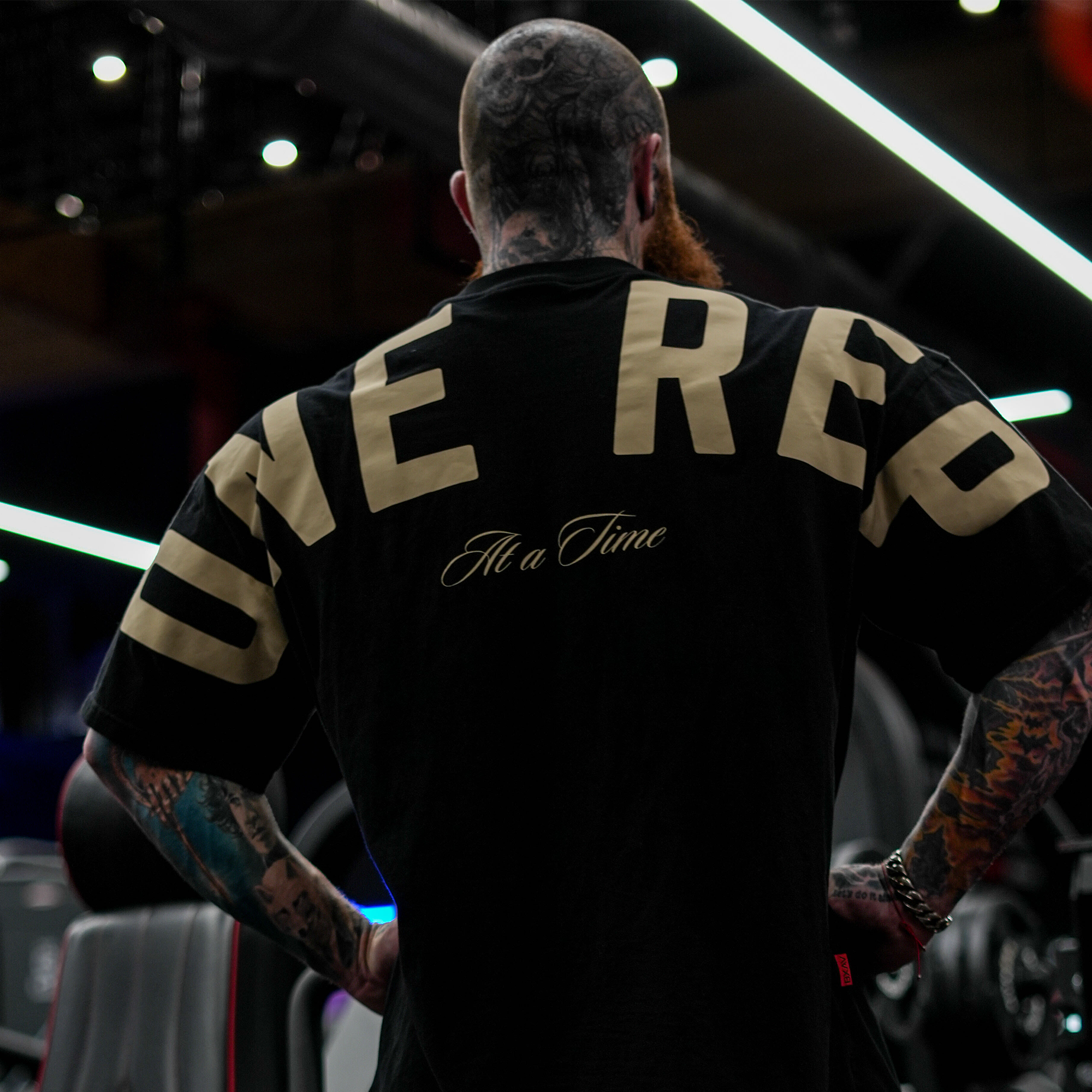 IS x BXACTIV ONE REP Oversized T-shirt