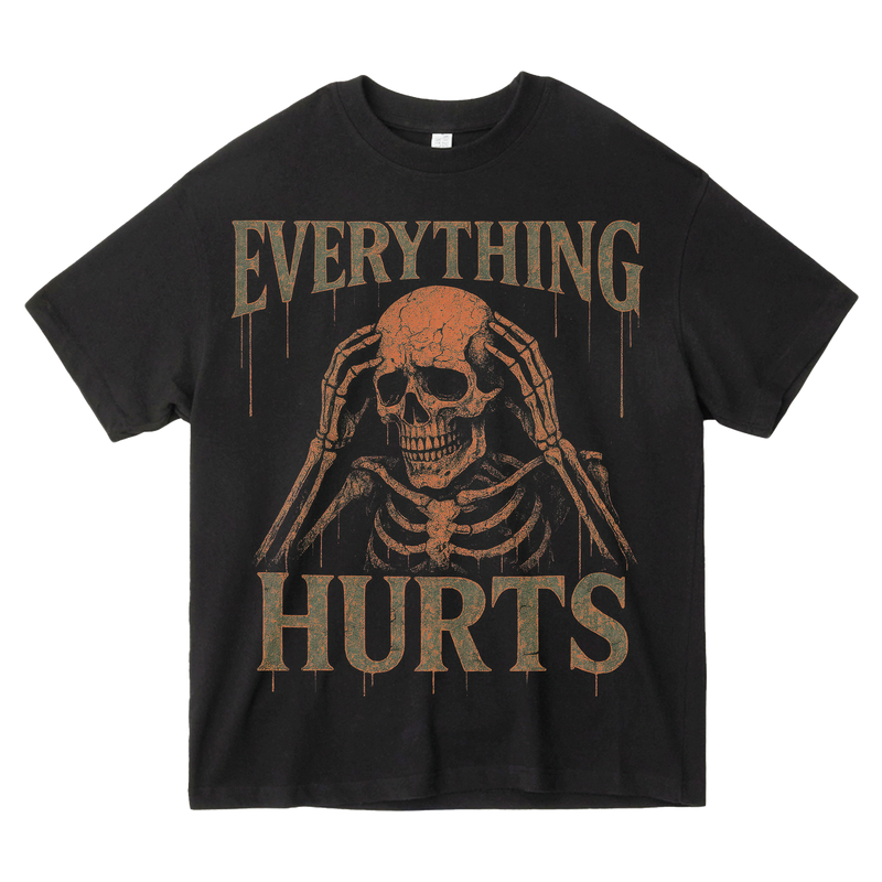 Everything Hurts V2 Ultra Heavyweight Tee