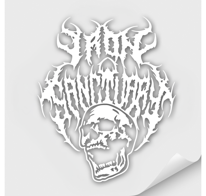 Metal Car Sticker 9"x11"