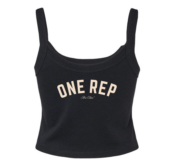 One Rep at a Time Crop Tank