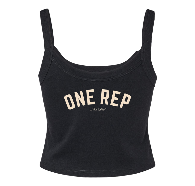 One Rep at a Time Crop Tank