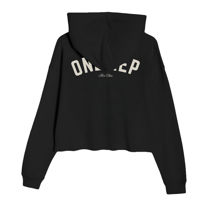 One Rep at a Time Cropped Hoodie