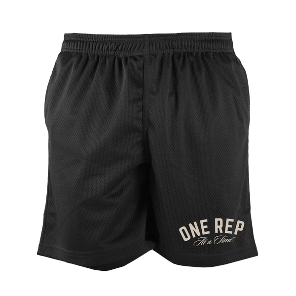 One Rep at a Time Mesh Shorts