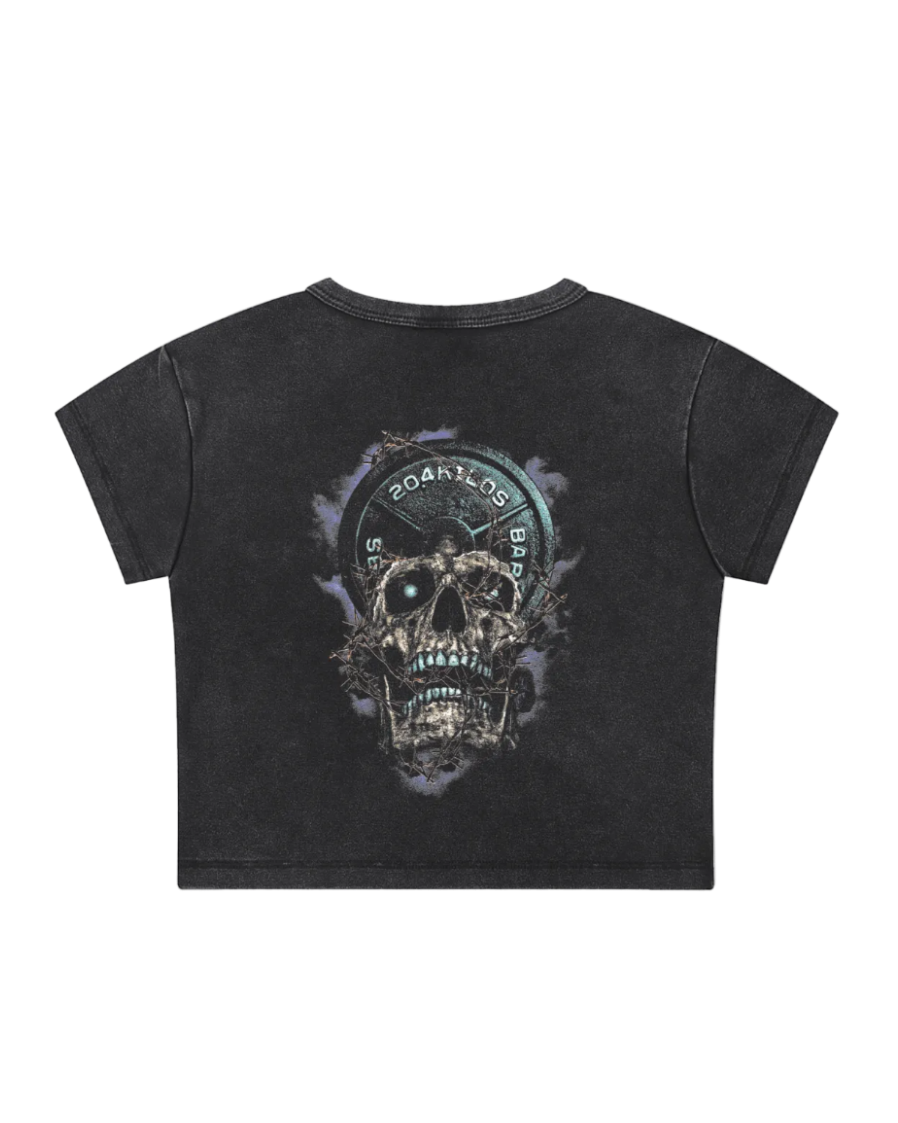 Weights On My Mind Crop Tee