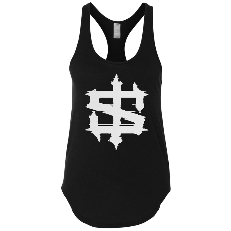 Brushed Logo Womens Racerback