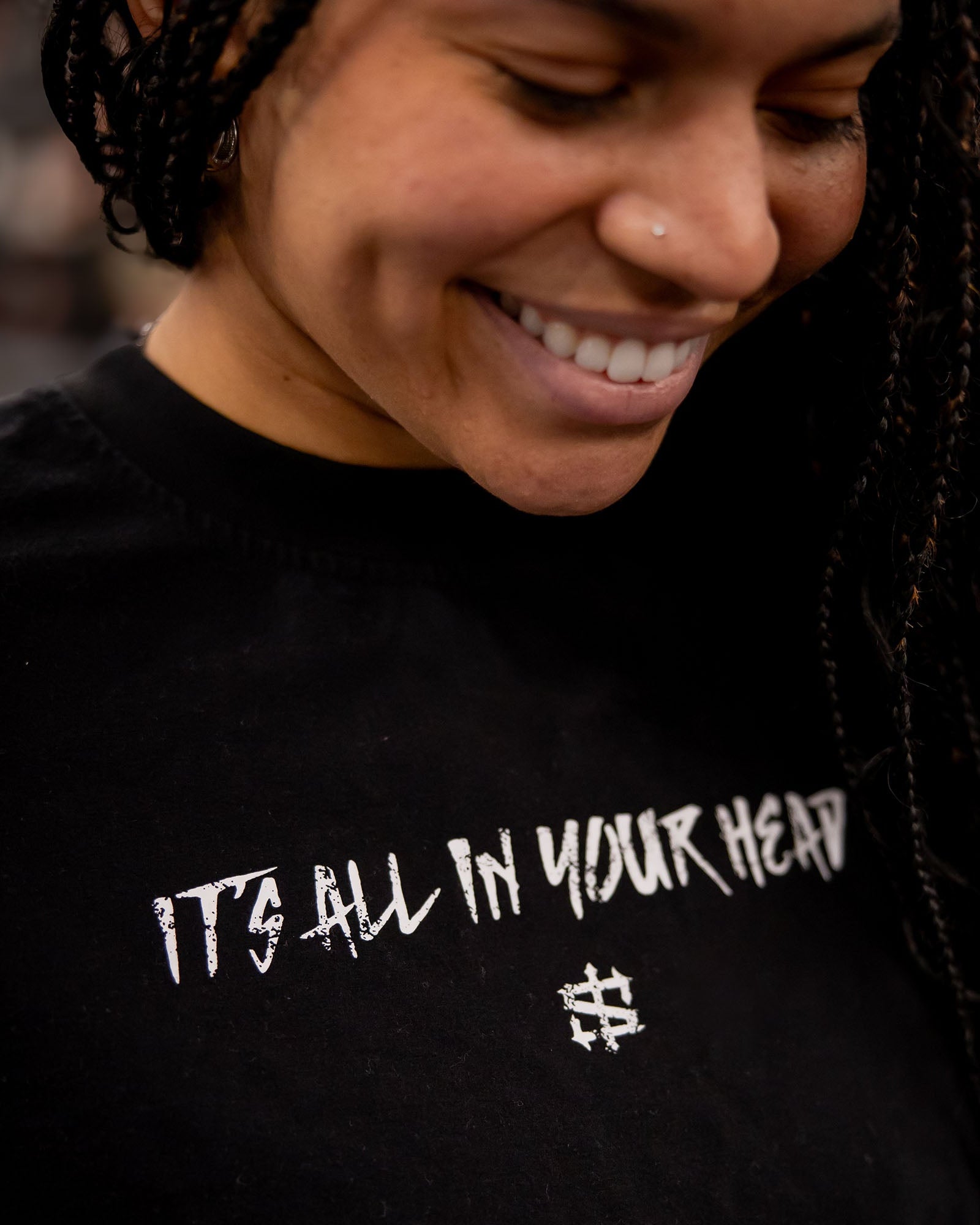 All In Your Head Oversized Pump Cover Tee