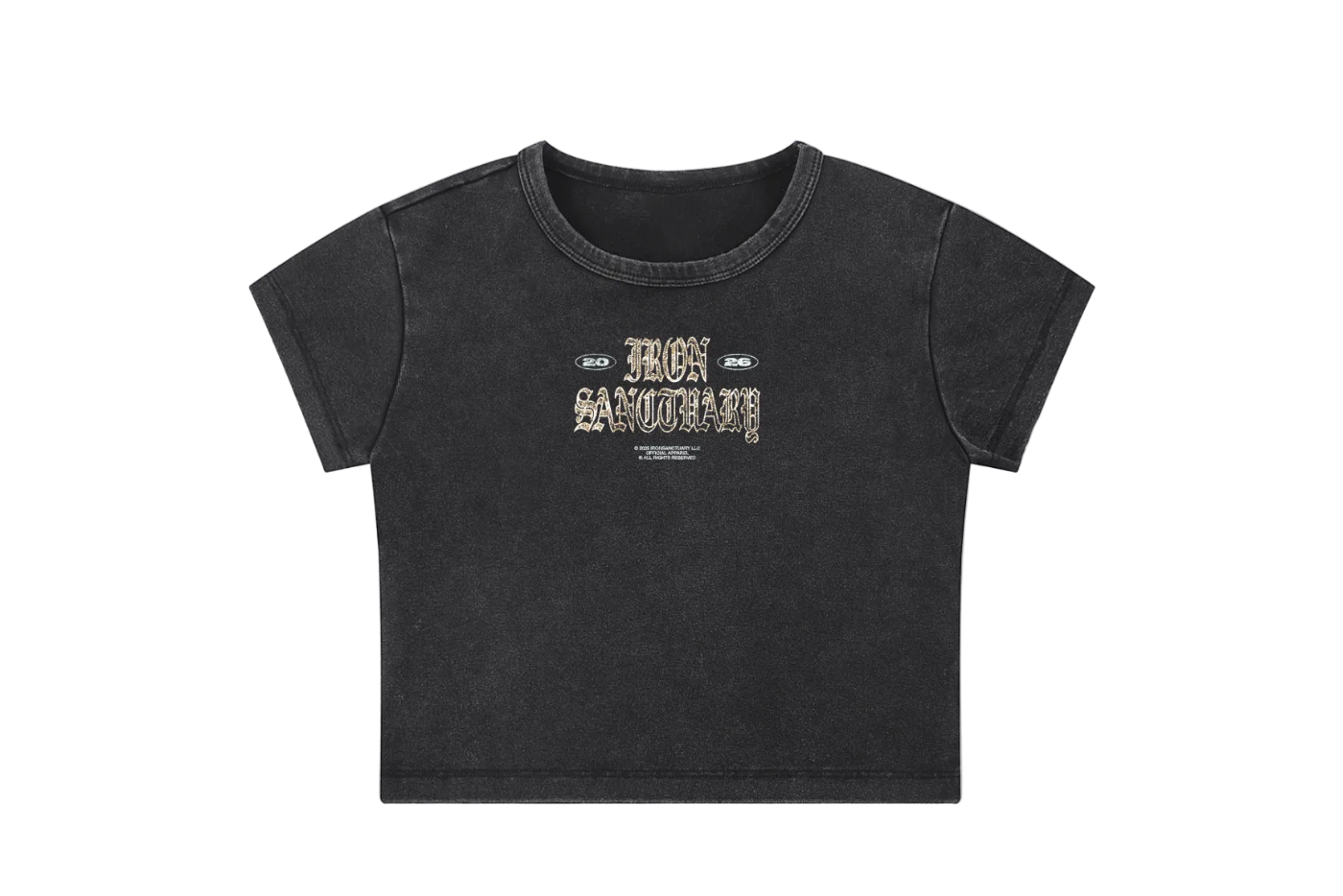 Weights On My Mind Crop Tee