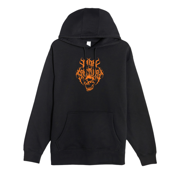 Orange Metal Hoodie
