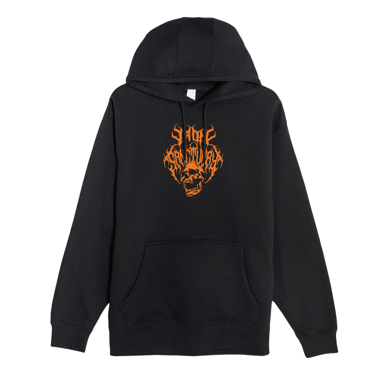 Orange Metal Hoodie