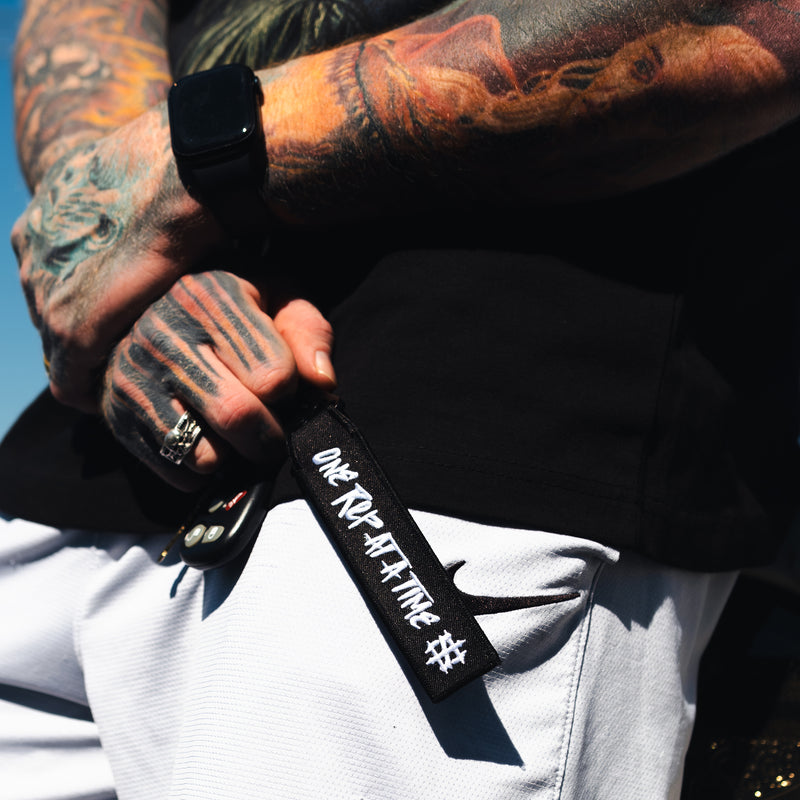 One Rep At A Time Embroidered Jet Tag