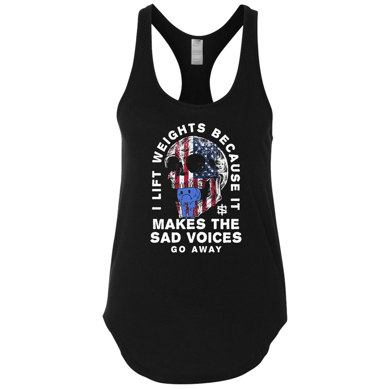 Sad Voices v3 USA Racerback