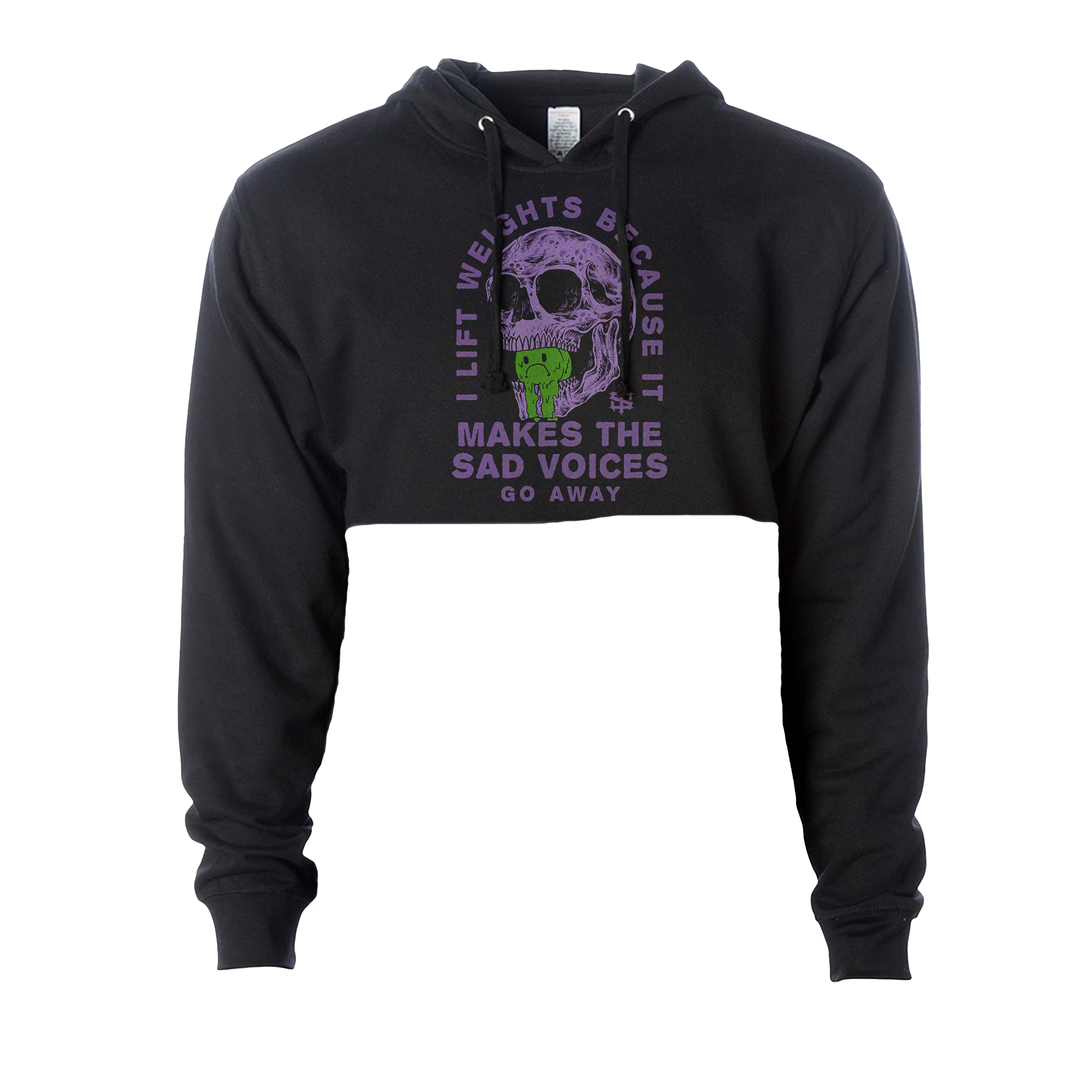 SV3 Purple Crop Hoodie