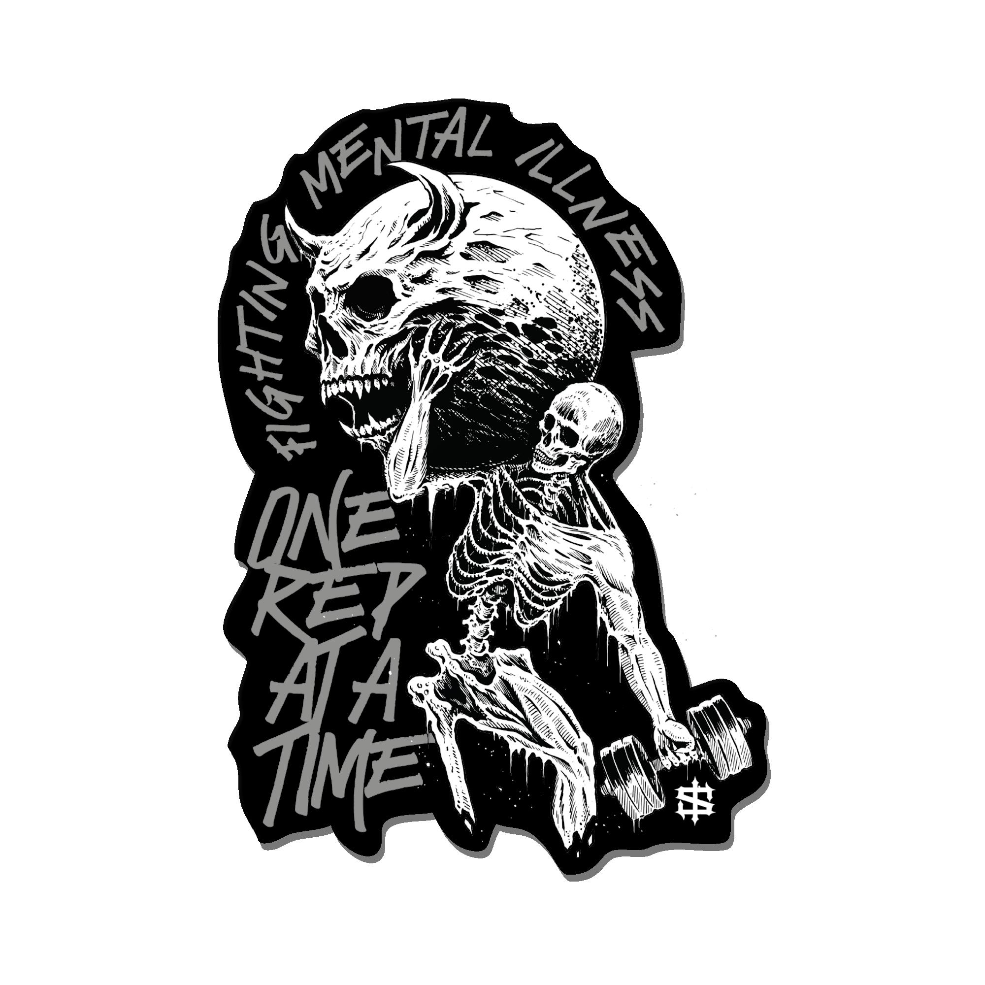 Ball and Dumbbell Sticker